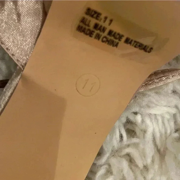 Lulus size 11 wrap around Ankle Strap Heels rhinestone NEW - Picture 5 of 7